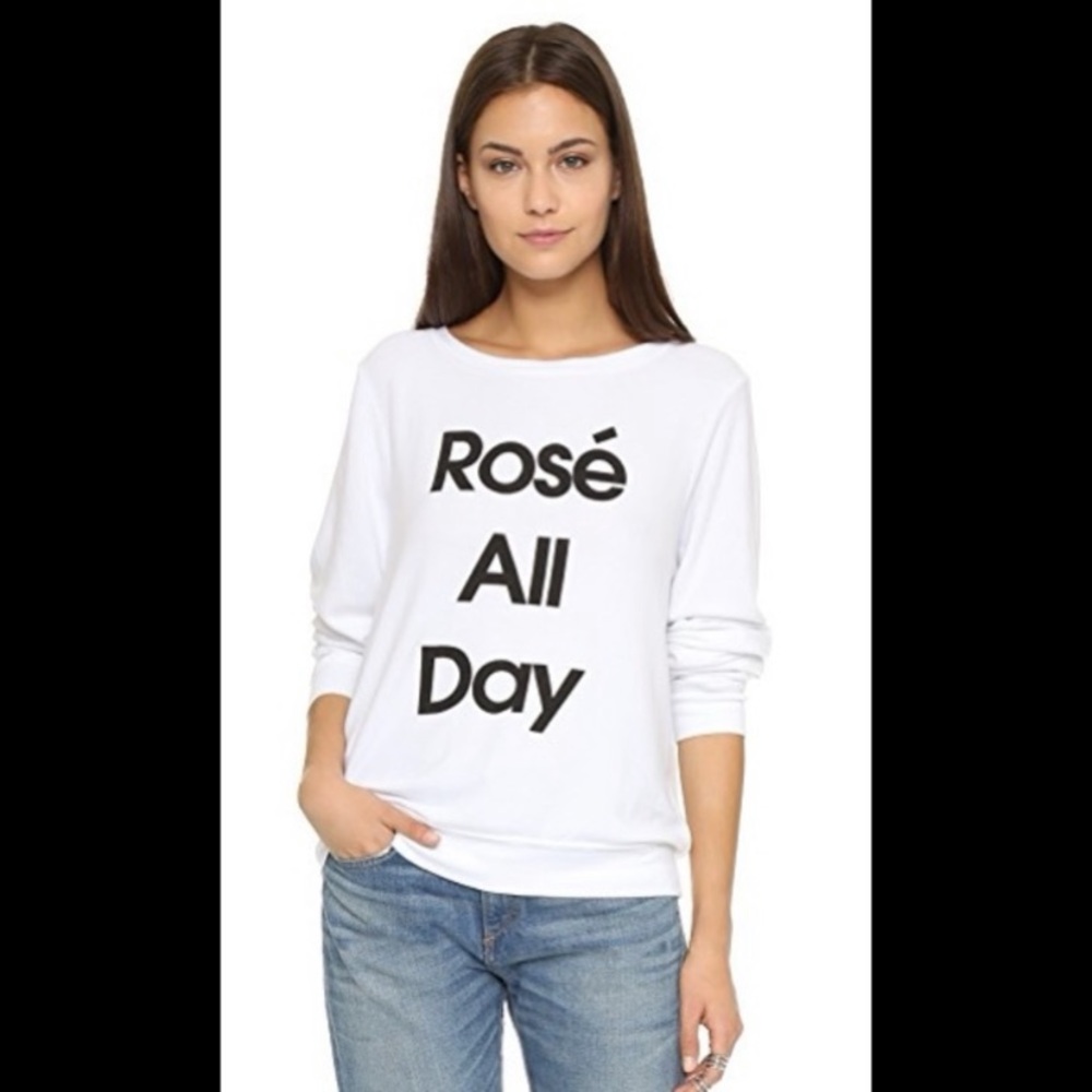 Wildfox Rose All Day Sweatshirt